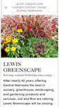 Mobile Screenshot of lewisgreenscape.com